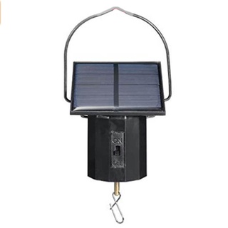 tartarus * Motor Colgante Solar De Exhibición De Viento Negro Spinner Jardín Timbre Accesorios Giros Con Luz Directa (1)