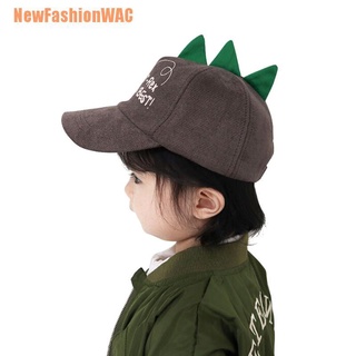 [NewFashionWAC] -gorra de béisbol para niños de dibujos animados dinosaurio Snapback ajustable bebé niños gorra de sol (3)