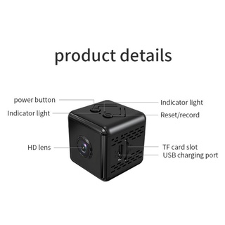 HD Mini cámara Wifi en tiempo Real cámara de vigilancia grabadora de vídeo grabación en bucle con visión nocturna oculta detección de movimiento (6)