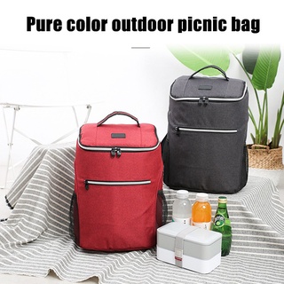 Large Capacity Travel Bag Picnic Backpack for Outdoor Sports Hiking Solid Color Waterproof