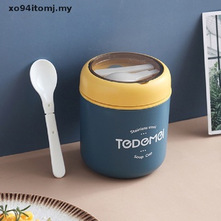 Xotomj - taza de sopa aislada de acero inoxidable con tapa, con tapa, caja aislada.