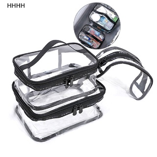 [WYL] Bolsa de lavado transparente de PVC transparente de viaje para maquillaje cosmético, bolsa de lavado con cremallera **