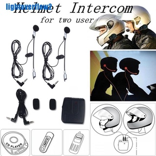 [light2] casco de motocicleta interphone walkie talkie comunicación intercomunicador auriculares [mx]