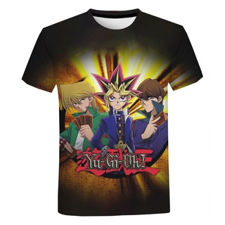 Kid Yugioh camisetas Streetwear High Street japón camisetas de dibujos animados T lindo Amine camiseta masculina (5)