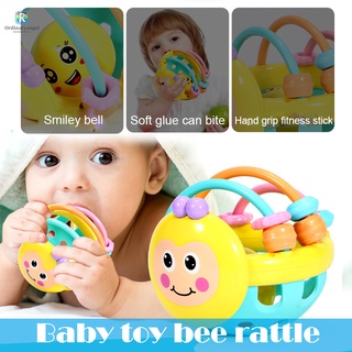 dibujos animados abeja mano campana bebés bebé sonajero bola juguetes divertidos educativos dentición juguetes
