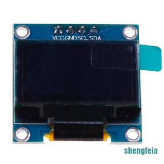 [shengfeia] módulo de pantalla led lcd oled blanco 128x64 para arduino 0.96" i2c iic serial