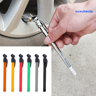 Wu Auto Car Vehicle Motor Tyre Tire Air Pressure 5-50PSI Test Meter Gauge Pen Tool