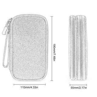 Organizador de transporte Universal bolsa de viaje Tech Kit impermeable bolsa de almacenamiento (4)