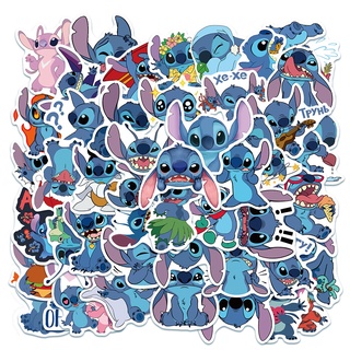 50 Unids/Set Lilo & Stitch Series 01 Pegatinas Disney Dibujos Animados DIY Moda Mixta Impermeable Doodle Calcomanías (2)