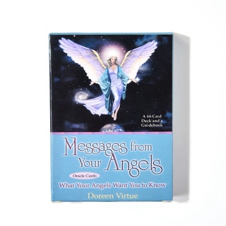 ataque un 44pcs oracle tarjetas mensajes de sus ángeles: lo que sus ángeles quieren que usted sepa (4)