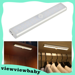 Bajo gabinete LED Sensor de movimiento ultravioleta germicida desinfección luz armario armario cama armario escaleras cocina (1)