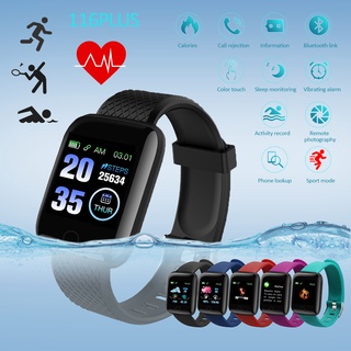 Promotion IP67 impermeable reloj pantalla a color frecuencia cardíaca monitorización de la presión arterial rastreador deportivo 116 PLUS pulsera inteligente de fitness epiphany01_mx (4)