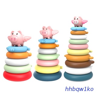 hhbqw1ko.mx bloque de apilamiento para niños bloque de construcción de plástico bebé equilibrio juegos diy juguete (1)