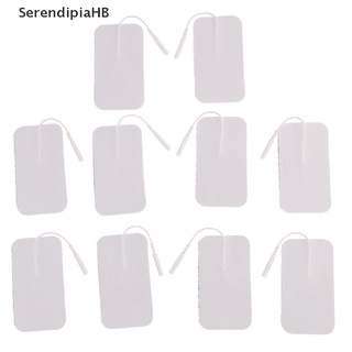 SerendipiaHB 8/10XLarge TENS Unit Electrode Pads Replacement Adhesive Gel Muscle Stimulator Hot