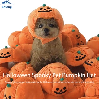 (formyhome) mascota halloween calabaza sombrero gato perro headwear cosplay disfraz gorra fiesta decoración