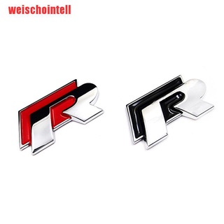 {weischointell}Rline R Line Trunk Badge Emblem sticker Metal for VW GOLF ISE