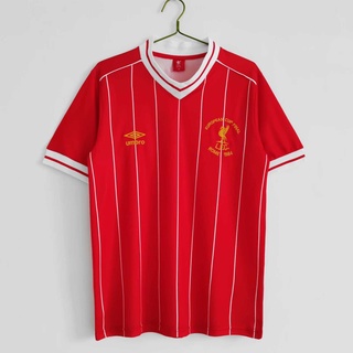 Liverpool 1984 Home Red Soccer Jersey copa europea edición Final