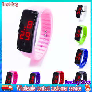 Nt reloj de pulsera Digital LED deportivo impermeable para niños/niñas/banda de silicona