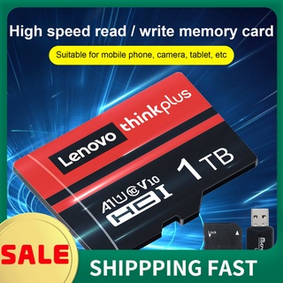 [BIGSALE] Tarjeta De Memoria Lenovo 512GB 1TB Impermeable U3 Alta Velocidad TF/Micro-SD Almacenamiento Para Teléfono