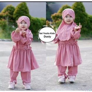 Ropa de niñas/última ropa musulmana para niños de 3-5 años/ropa de niños y pantalones (3)