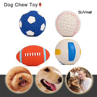 SUV- Football Volleyball Tennis Rugby Dog Bite Resistant Pet Sound Training Ball Toy