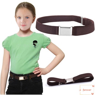 forever fashion elástico cinturones de lona cinturones cintura cinturón elástico elástico elástico unisex niños ajustable/multicolor