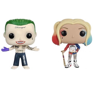 Suicide Squad Joker Harley Quinn Funko Pop figura de acción modelo juguetes DC coleccionables regalos
