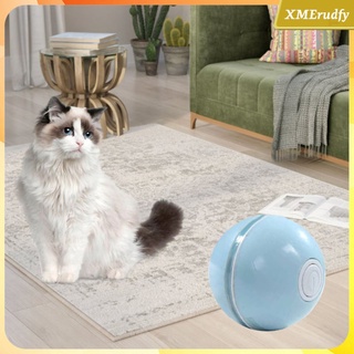 [xmerudfy] juguetes de gato interactivos para gatos de interior con luz led juguetes para gatos gatitos chaser roller auto 360 grados