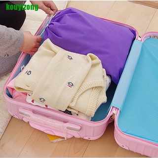 [Kouyi] bolsa portátil de 6 colores para zapatos de viaje, bolsa de almacenamiento con cordón, bolsas de polvo no tejidas, 449 m (3)