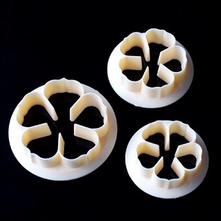 prmx 3 pzs molde cortador de pasteles/pasta de rosa/flores/galletas/fondant/pasta/molde de decoración de sugarcraft
