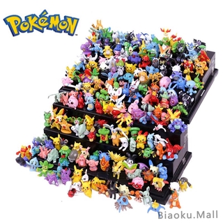 [Czk] 144Pcs diferentes estilos Pokemon figuras modelo colección 2-3cm Pokémon Pikachu Anime figura juguetes muñecas niño regalo de cumpleaños