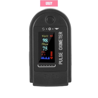 [oximetro] Oxímetro de pulso de la yema del dedo Monitor de saturación de oxígeno en sangre sin batería portátil LED colorido pantalla de dedo oxímetro