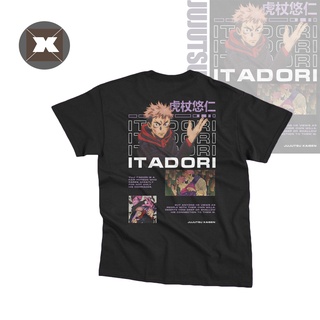 Jujutsu Kaisen - Itadori Yuuji T-shirt Short Sleeve Casual Tee Unisex Anime Fashion Shirt Gojo Tops Anime