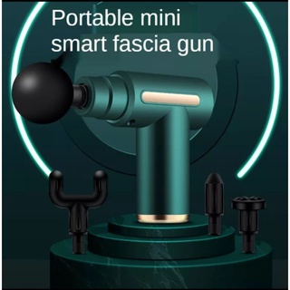 Pistola masajeadora eléctrico para músculos recargable 4 en 1