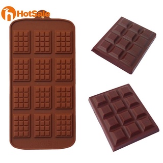 En Stcok 12 Incluso DIY Molde De chocolate chip waffle Pudín Herramienta Para Hornear Pastel Decoración bommmm6