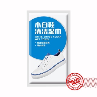 Juego de 10/30 pzs zapatillas de deporte desechables portátiles/zapatos para limpiar húmedas B6U4