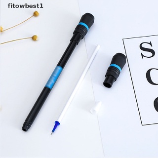 Fbmx Rotating Pen 0.5mm Blue Ink Erasable Gel Pen Stationery School Office Supplies Glory