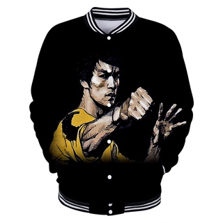 Be Water My Friends Sweatshirt Tracksuit Baseball Jacket Chinese Kung Fu Harajuku Clothes Streewears