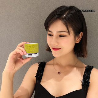 moamegift A9 portátil LED luz grieta Bluetooth altavoz U disco TF tarjeta Subwoofer reproductor de música para teléfono (7)