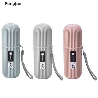 Fengjue - cepillo de dientes portátil para cepillo de dientes, soporte para viaje, Camping, caja de almacenamiento