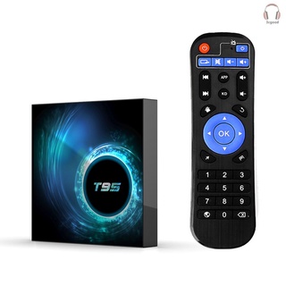 [In Stock] T95 Android 10.0 Smart TV Box Allwinner H616 Quad-core 64 Bit 4K Media Player 6K HDR H.265 VP9 4GB / 32GB 2.4G & 5G WiFi