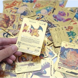 Colección De Cartas Pokémon Showdown Gold Card 55/GX/EX (4)