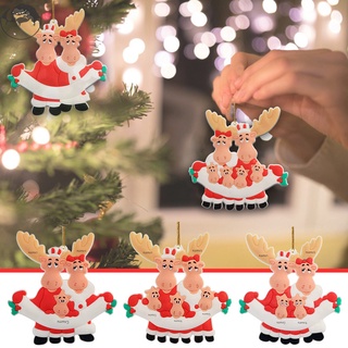 Creativo colgante de navidad alce adorno DIY árbol de navidad colgante para el hogar sala de estar jardín decoración