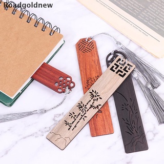 [rgn] marcapáginas de madera tallada clásica hecha a mano de madera marcapáginas vintage: “roadgoldnew” (1)