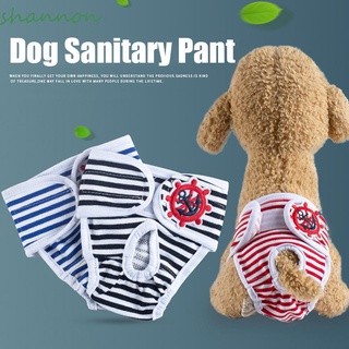 SHANNON pantalón lavable de algodón fisiológico ropa interior para mascotas corto para mujer macho perro reutilizable sanitaria pañales calzoncillos menstruación pañal