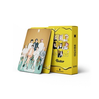 54pcs/box BTS photocards Butter photocard 2021 Album LOMO Card Postcard