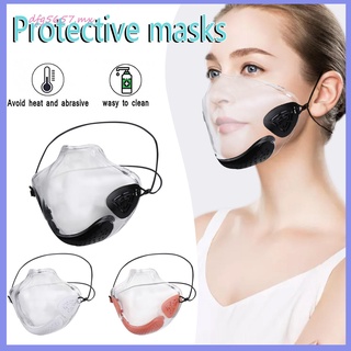 （dfg5657.mx）Adult Transparent Mask Protection Washable Reusable Visible Expression Breathable Mask