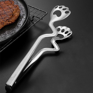 [saha] pinzas de acero inoxidable para gatos pinzas para barbacoa utensilios básicos de cocina