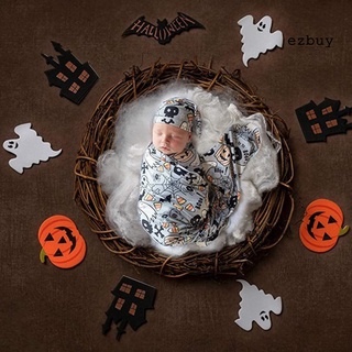[ey] 2 unids/set bebé envolver manta de dibujos animados patrón fotografía prop suave recién nacido recepción manta con sombrero para accesorios de bebé (7)