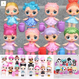 8pcs LOL Doll Surprise Chameleon Doll Anime Collection Toy Figures Model Toys for Children